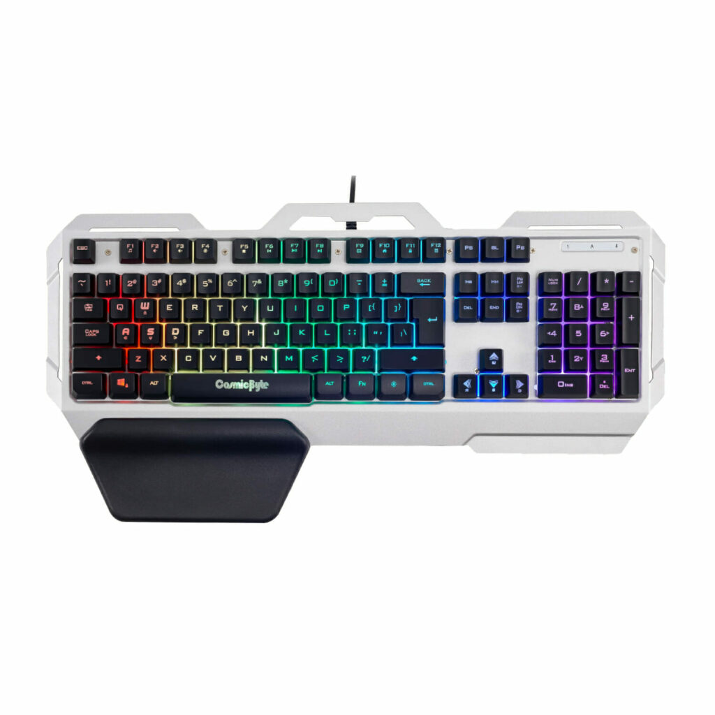 Cosmic Byte Galactic Wired Silver Gaming Keyboard