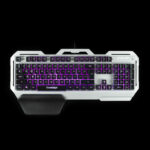Cosmic Byte CB-GK-06 Galactic Wired Gaming Keyboard with Aluminium Body, 7 Color RGB Backlit with Effects, Anti-Ghosting (Black/Silver) (BOX DAMAGE ONLY) - Image 5