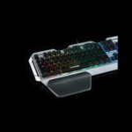 Cosmic Byte CB-GK-06 Galactic Wired Gaming Keyboard with Aluminium Body, 7 Color RGB Backlit with Effects, Anti-Ghosting (Black/Silver) (BOX DAMAGE ONLY) - Image 4