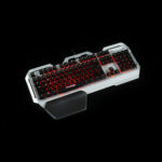Cosmic Byte CB-GK-06 Galactic Wired Gaming Keyboard with Aluminium Body, 7 Color RGB Backlit with Effects, Anti-Ghosting (Black/Silver) (BOX DAMAGE ONLY) - Image 2