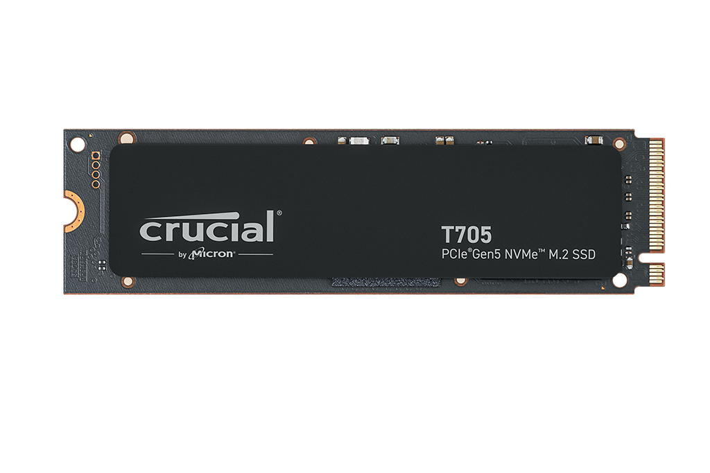 Crucial T705 1TB NVME GEN5 (1) Crucial T705 1TB NVME GEN5 SSD