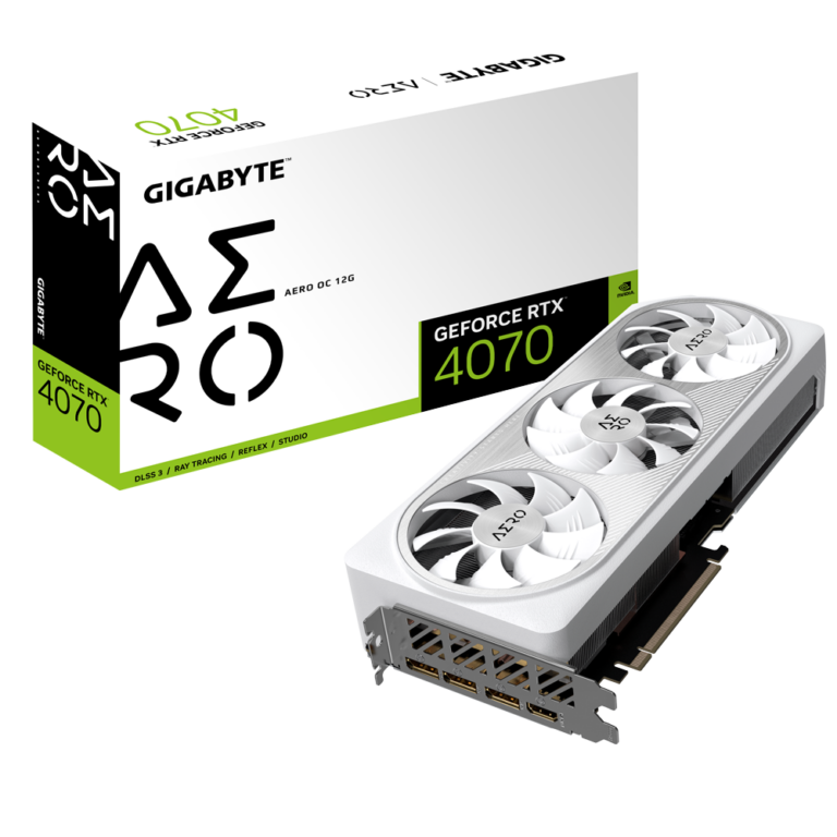 Gigabyte RTX 4070 AERO OC 12GB GDDR6X Graphics Card