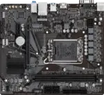 Gigabyte H610M H V2 Motherboard with 4+1+1 Hybrid Phases Digital VRM Design, PCIe 4.0* Design, Gen3 x4 M.2, Anti-Sulfur Resistor, Smart Fan 6 - Image 3
