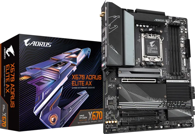 Gigabyte X670 Aorus Elite AX Motherboard