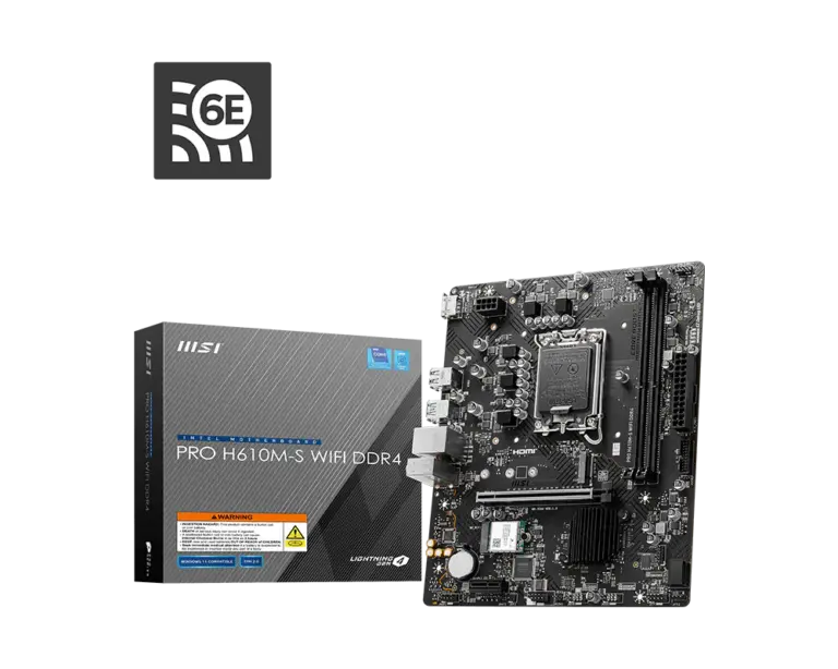 MSI H610M S DDR4 WIFI Motherboard