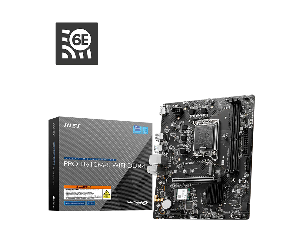 MSI H610M S DDR4 WIFI Motherboard