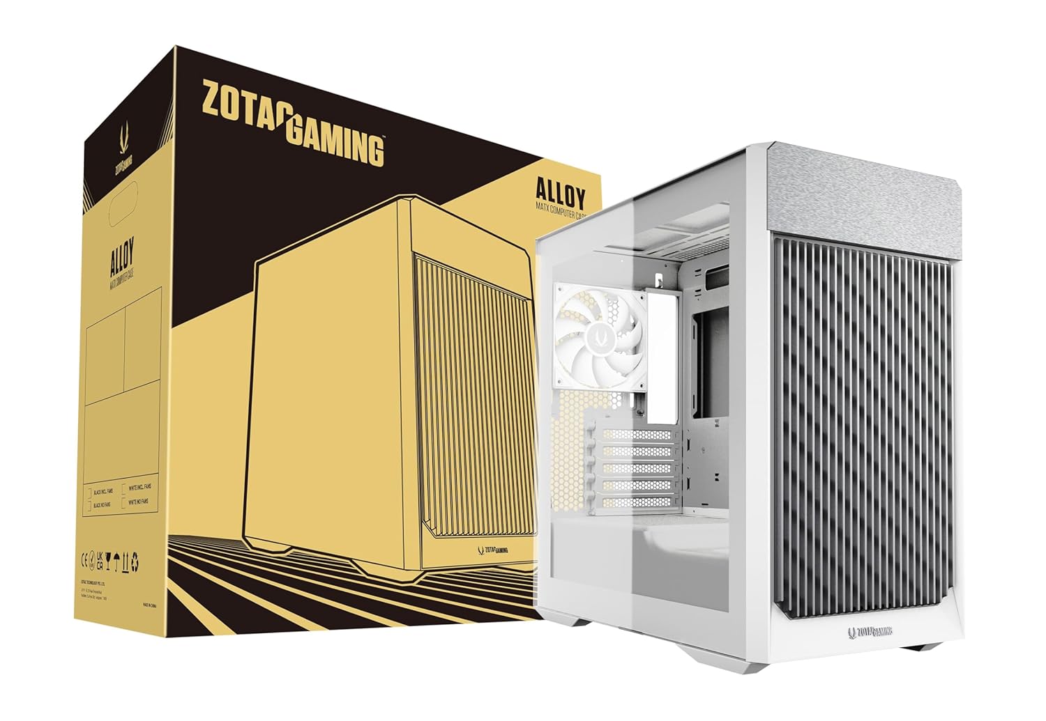 ZOTAC Gaming Alloy White Computer Case ZOTAC Gaming Alloy White Computer Case