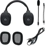Logitech G Pro Gaming Wired Over Ear Headphones with Mic Black - Image 2