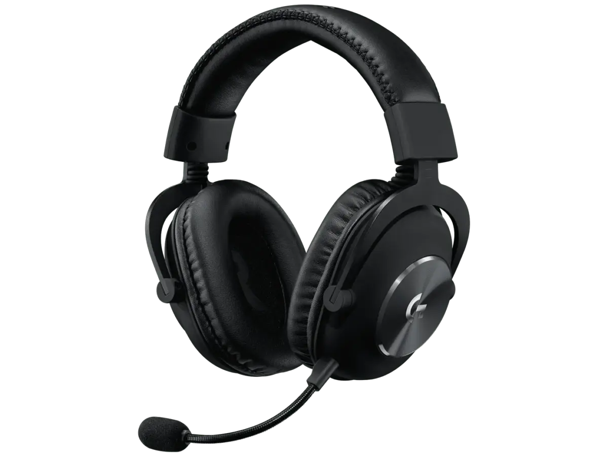 Logitech G Pro X Gaming Wired Over Ear Headphones with Mic Blue Voice DTS Headphone:X 2.0, 50Mm Pro-G Drivers, 2.0 Surround Sound for Esports Gaming, Pc/Ps/Xbox/Vr/Nintendo Switch - (Black)