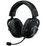 Logitech G Pro X Gaming Wired Over Ear Headphones with Mic Blue Voice DTS Headphone:X 2.0, 50Mm Pro-G Drivers, 2.0 Surround Sound for Esports Gaming, Pc/Ps/Xbox/Vr/Nintendo Switch - (Black)
