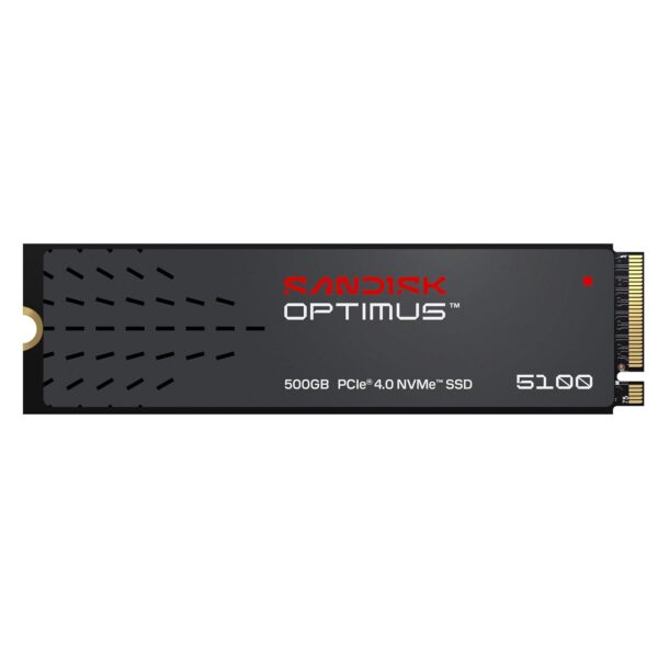 SANDISK Optimus™ 5100 NVMe™ SSD, 500GB, Upto 6600MB/s R, 5600MB/s W, 5Y Warranty, PCIe Gen 4 NVMe M.2 (2280), Gaming Storage, Internal Solid State Drive