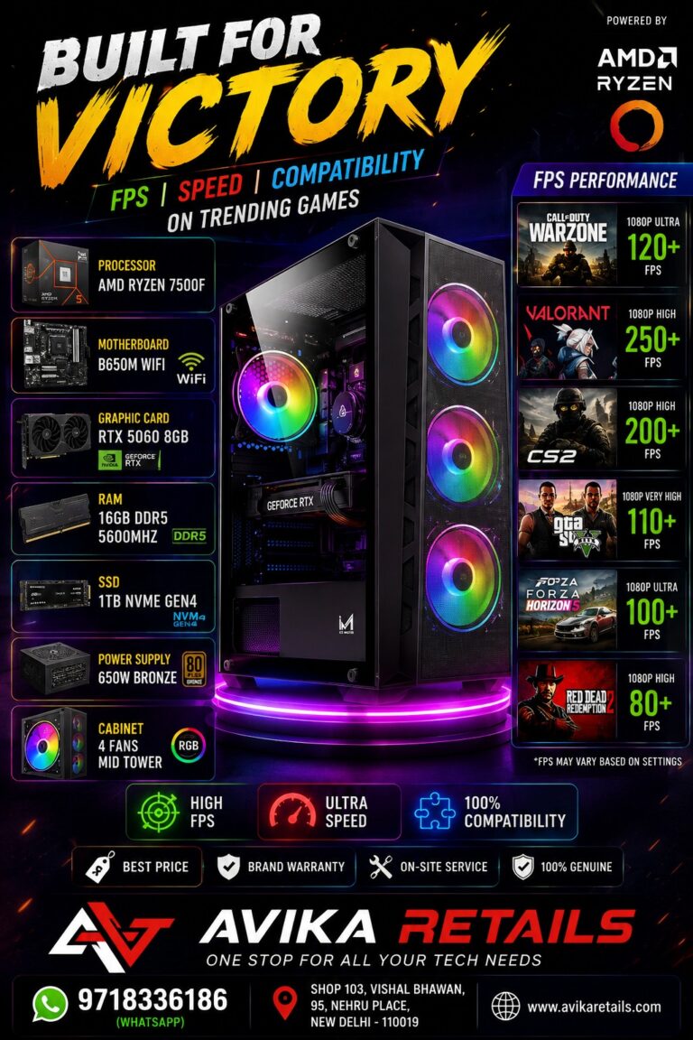 Avika Inferno 7500F Pre Build PC