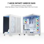 Circle Defender Micro ZX7-BTF White Cabinet - Image 9