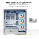 Circle Defender Micro ZX7-BTF White Cabinet - Image 7