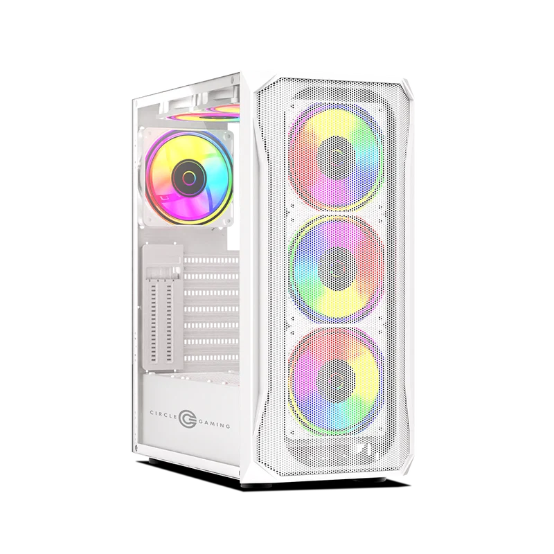Circle Elegantor X1 Mid-Tower White Cabinet