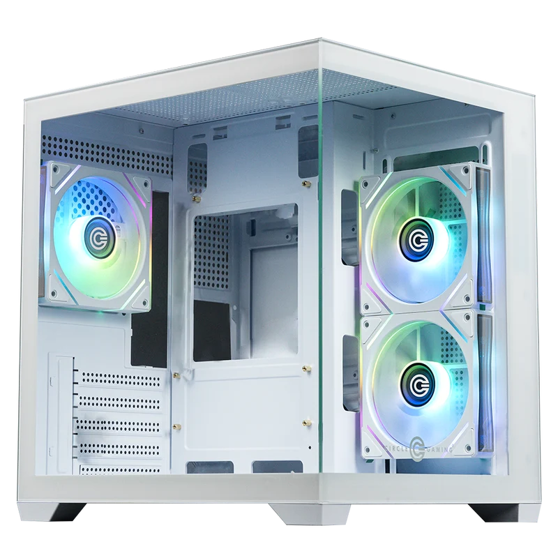 Circle Lucid Micro M3 White Mid-Tower
