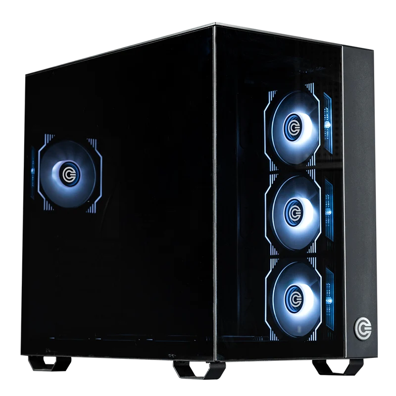 Circle Superlava Black ARGB Desktop Cabinet