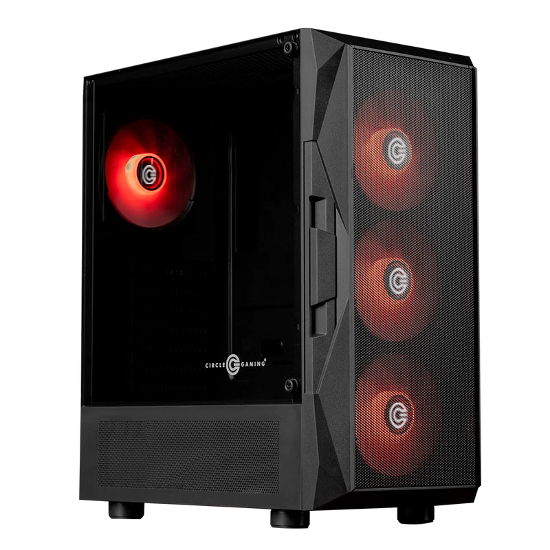 Circle Xtender X4 Mid-Tower Black Cabinet Circle Xtender X4 Mid-Tower Black Cabinet