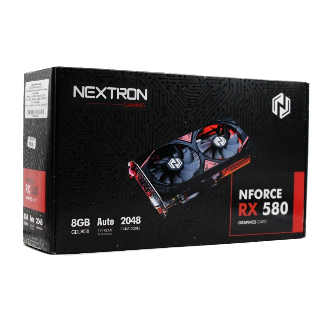 RX580-8GB-DDR5-1100x1100-1 Nextron AMD Radeon RX 580 8GB GDDR5 Graphics Card - Dual Fan - Image 1