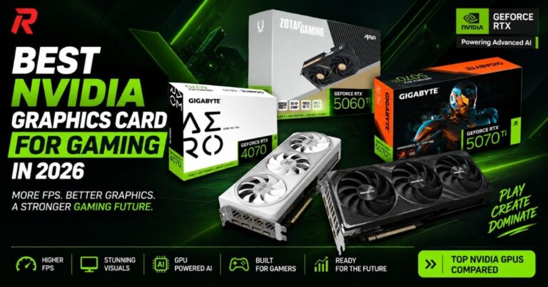 Avika Retails he best NVIDIA graphics card for gaming in 2026, from the RTX 5060 to the RTX 5090, split by budget tier with real India pricing and gaming benchmarks.