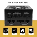 Circle CG RAW Power 850 Watt Fully Modular Power Supply, 80+ Gold, ATX 3.1 & PCIe 5.1 Ready, Braided Cables, 120mm Silent FDB Fan, 7-Year Warranty - Image 8